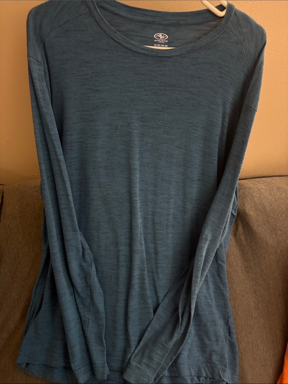 Athletic Works Teal-Blue Long Sleeve Shirt